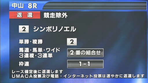 2025/09/14 中山08R